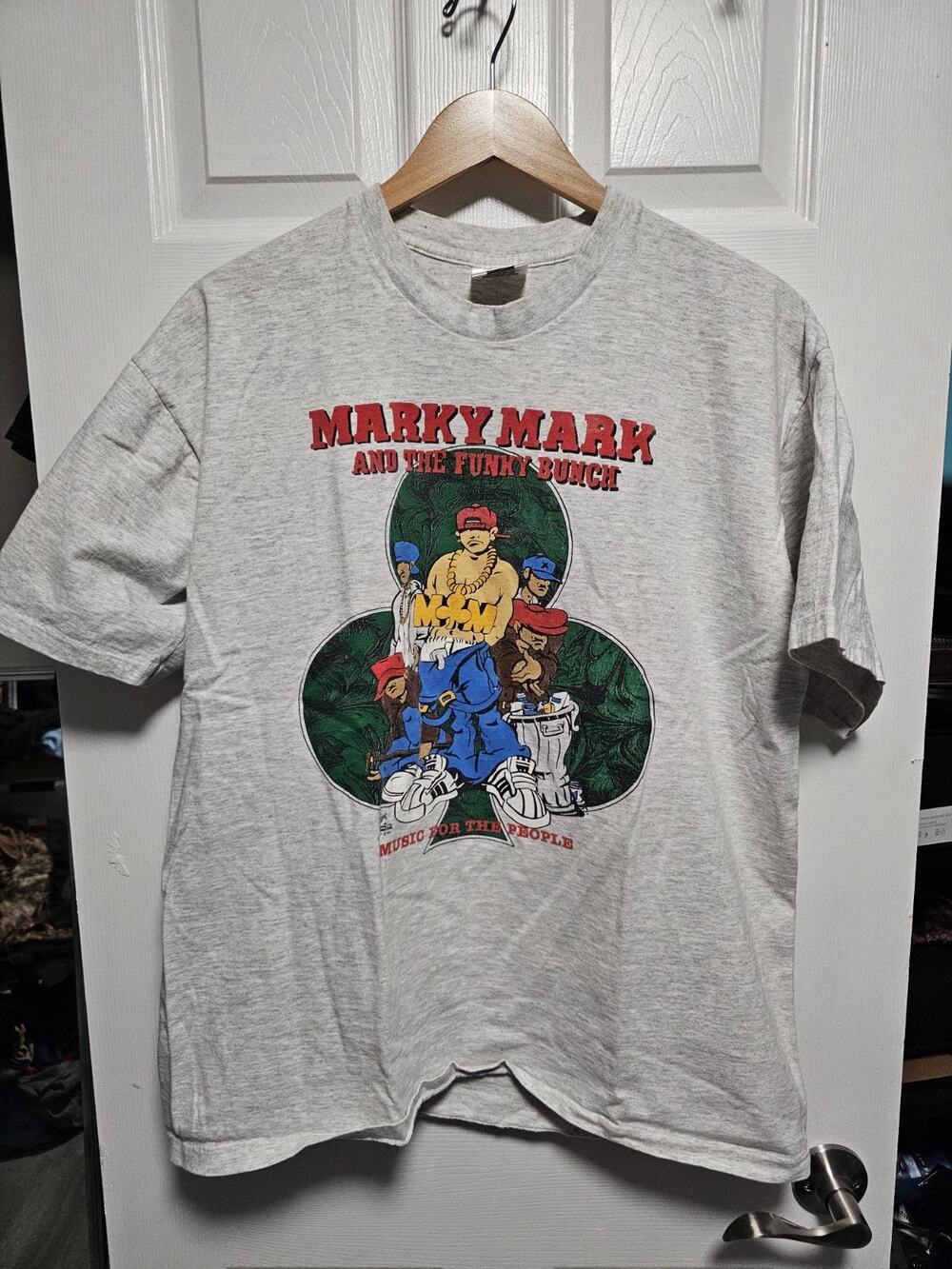 Vtg 1991 MARKY MARK & The FUNKY BUNCH MUSIC For The PEOPLE TOUR SHIRT Size XL